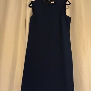J. Crew Classic Navy Midi Dress